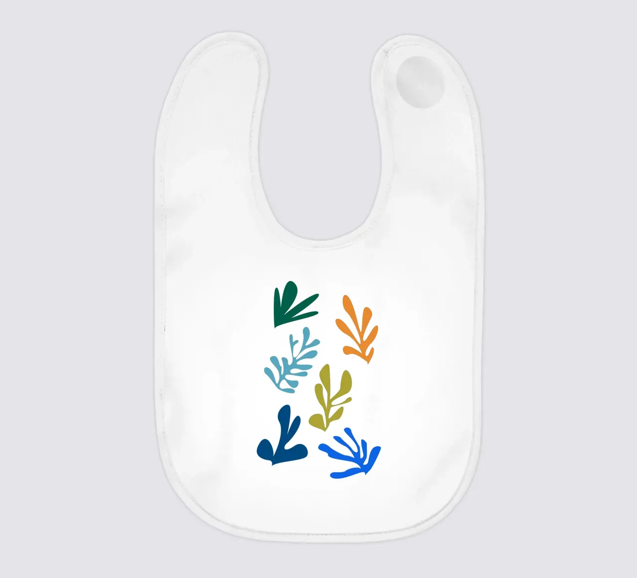 Low Tide baby bib by Rose Beck Art