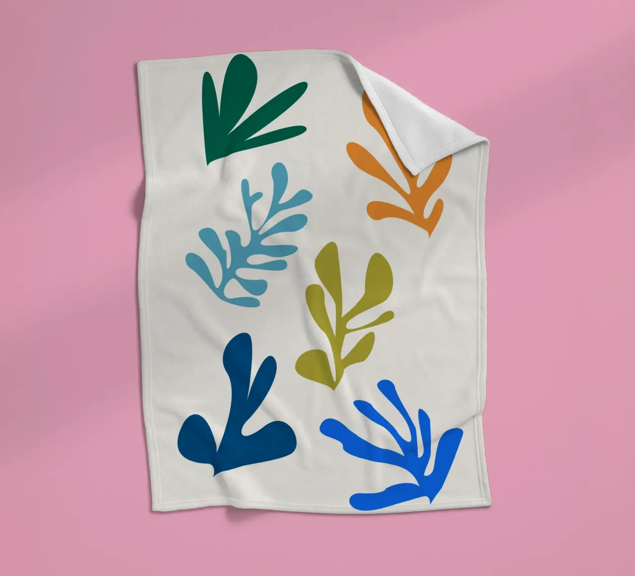 Laag tij fleecedeken van Rose Beck Art