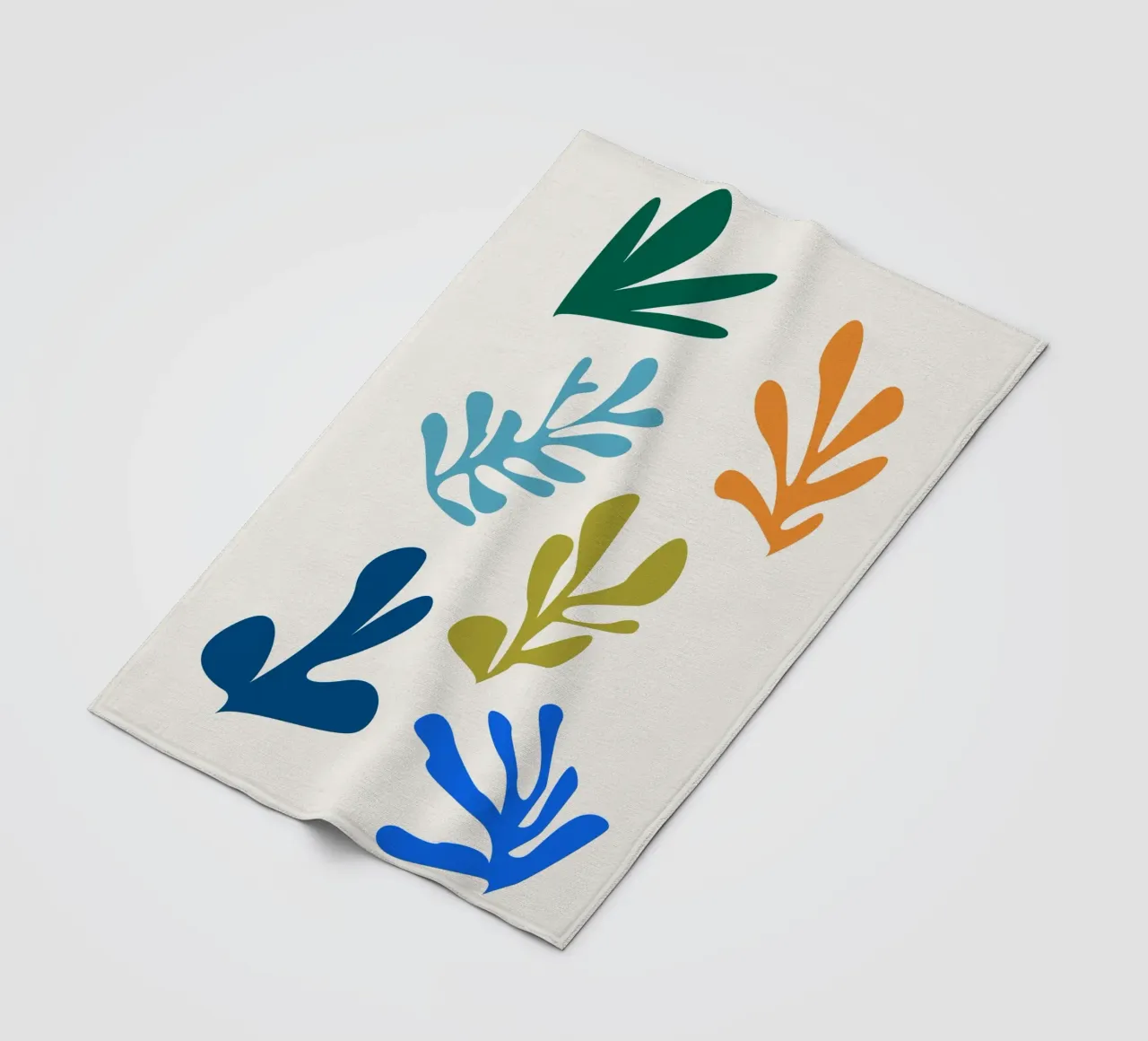 Low Tide fleece blanket by Rose Beck Art