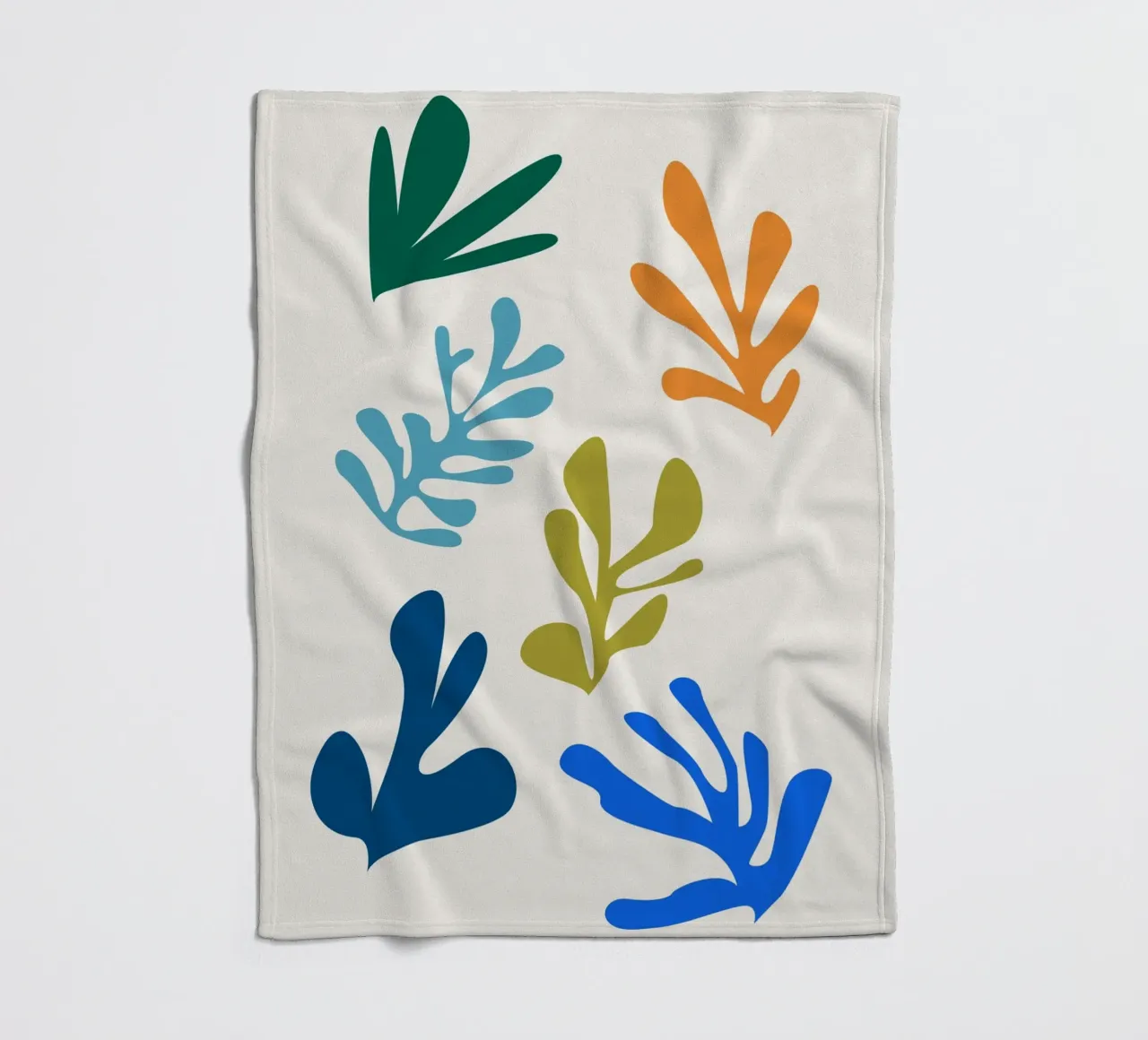 Laag tij fleecedeken van Rose Beck Art