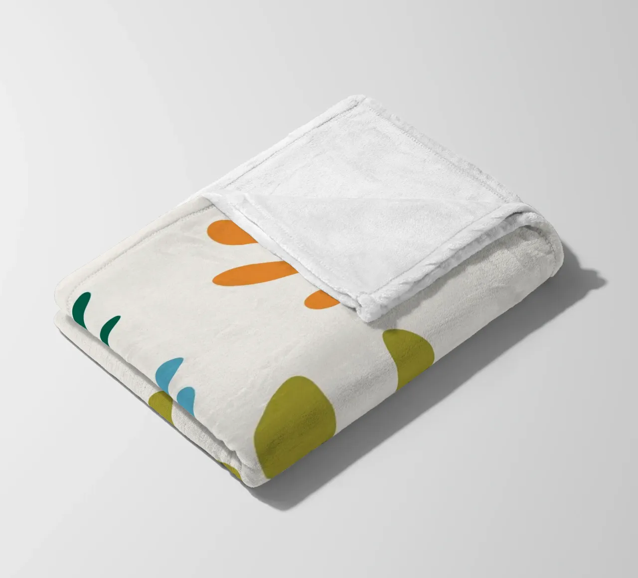 Low Tide fleece blanket by Rose Beck Art
