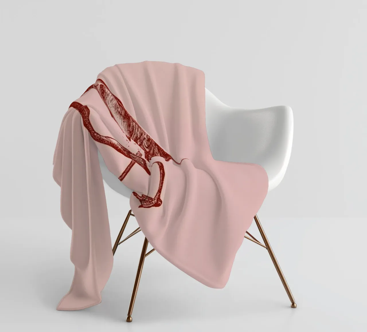 Flamingo II coperta in pile da Flora & Fauna