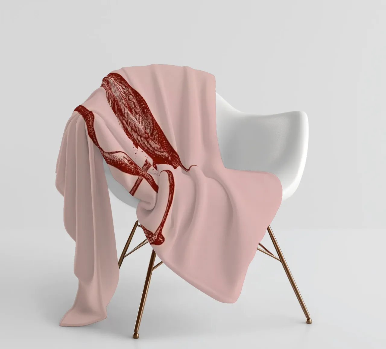 Flamingo II coperta in pile da Flora & Fauna