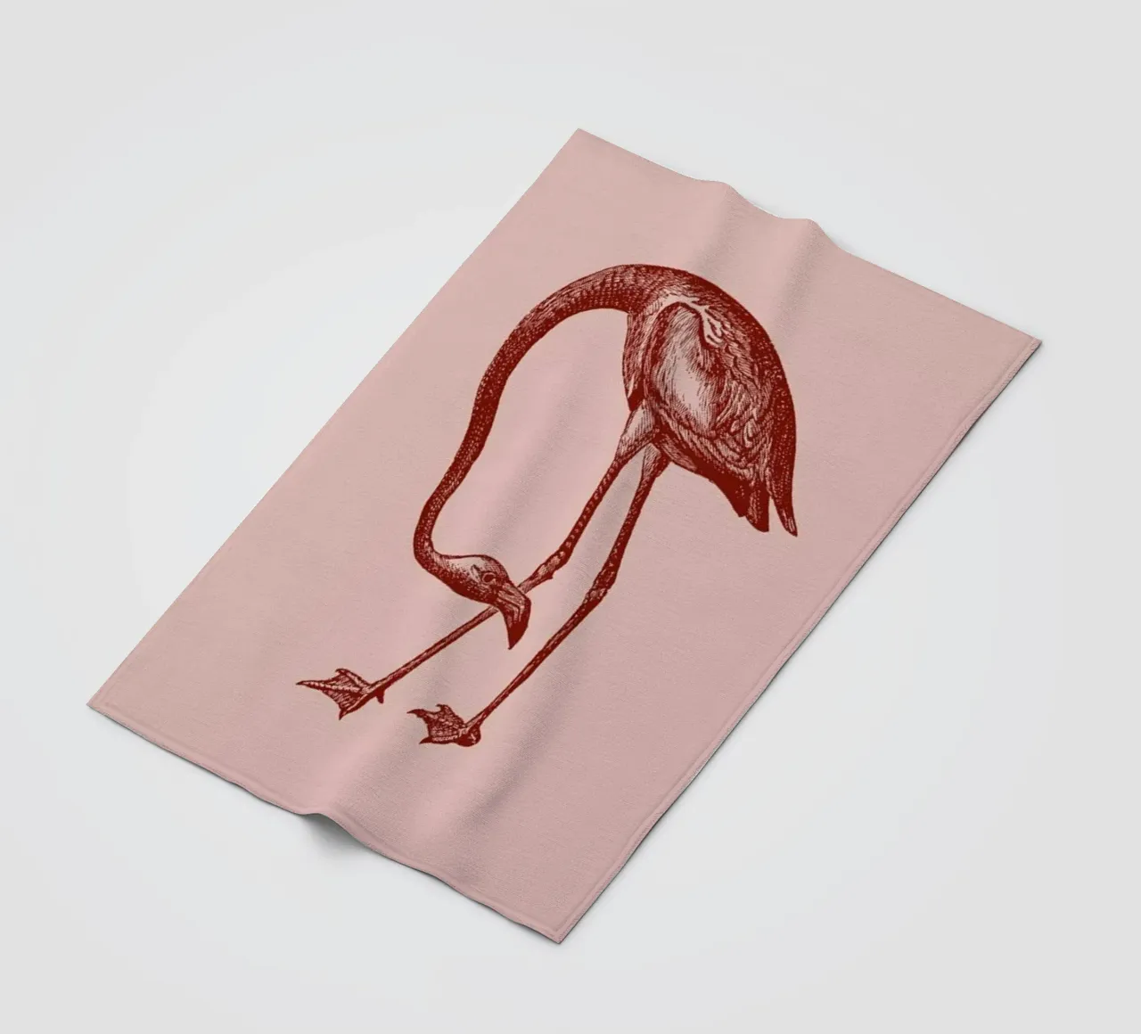 Flamingo II coperta in pile da Flora & Fauna