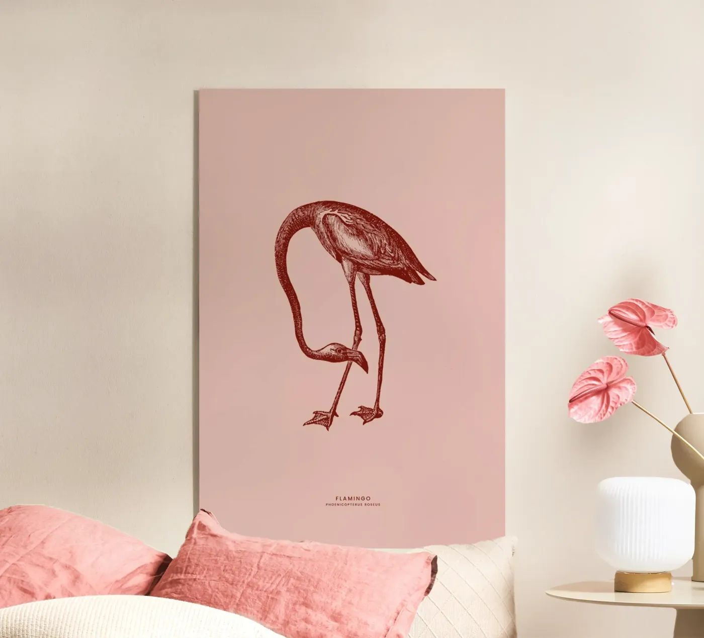 Flamingo II Acryl-Glas von Flora & Fauna