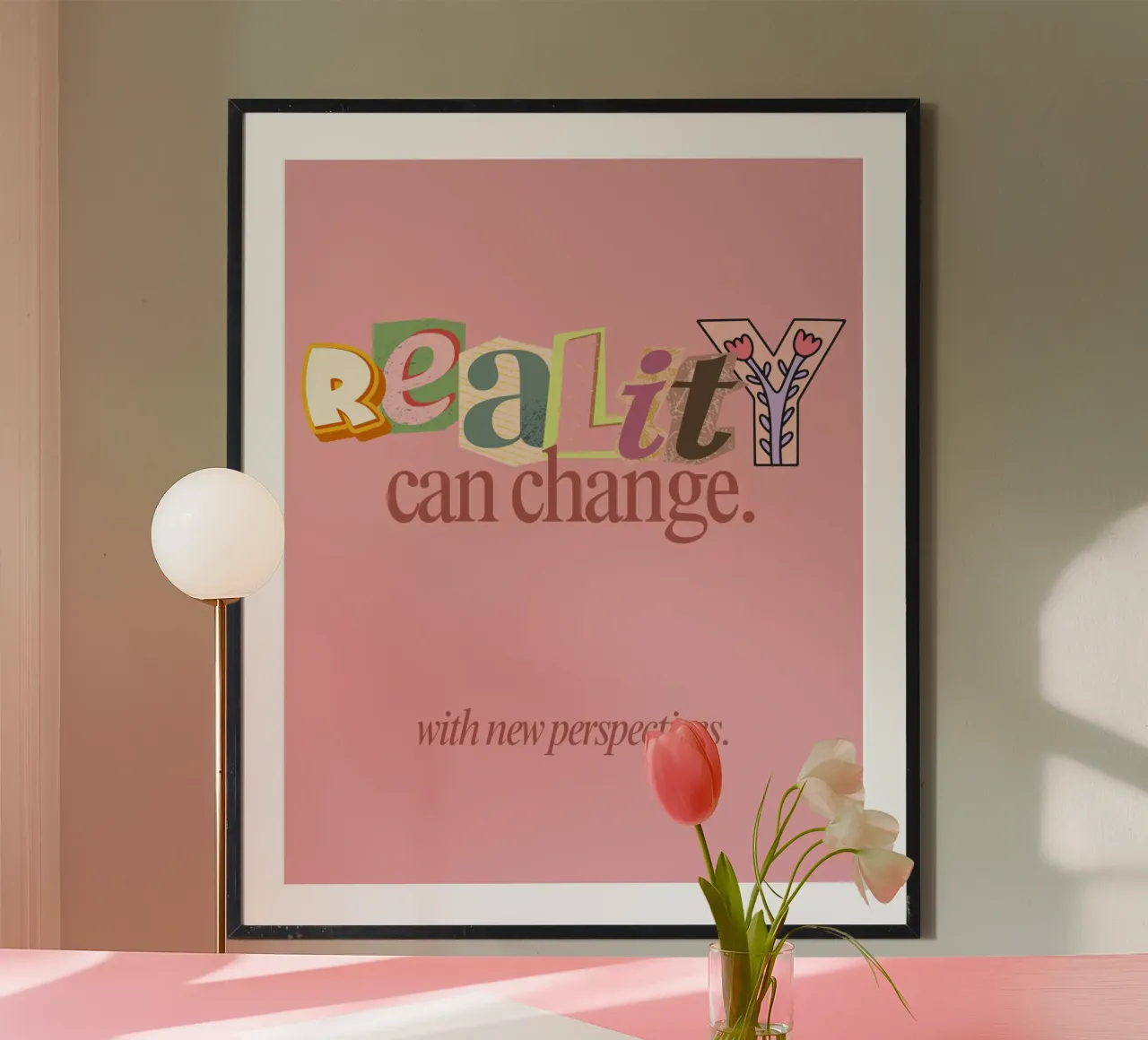 what's your reality? poster da Ambition Wall