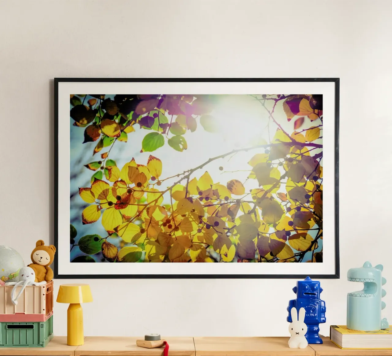 Winter Is Finally Here poster con telaio in plastica da Tal Paz-Fridman