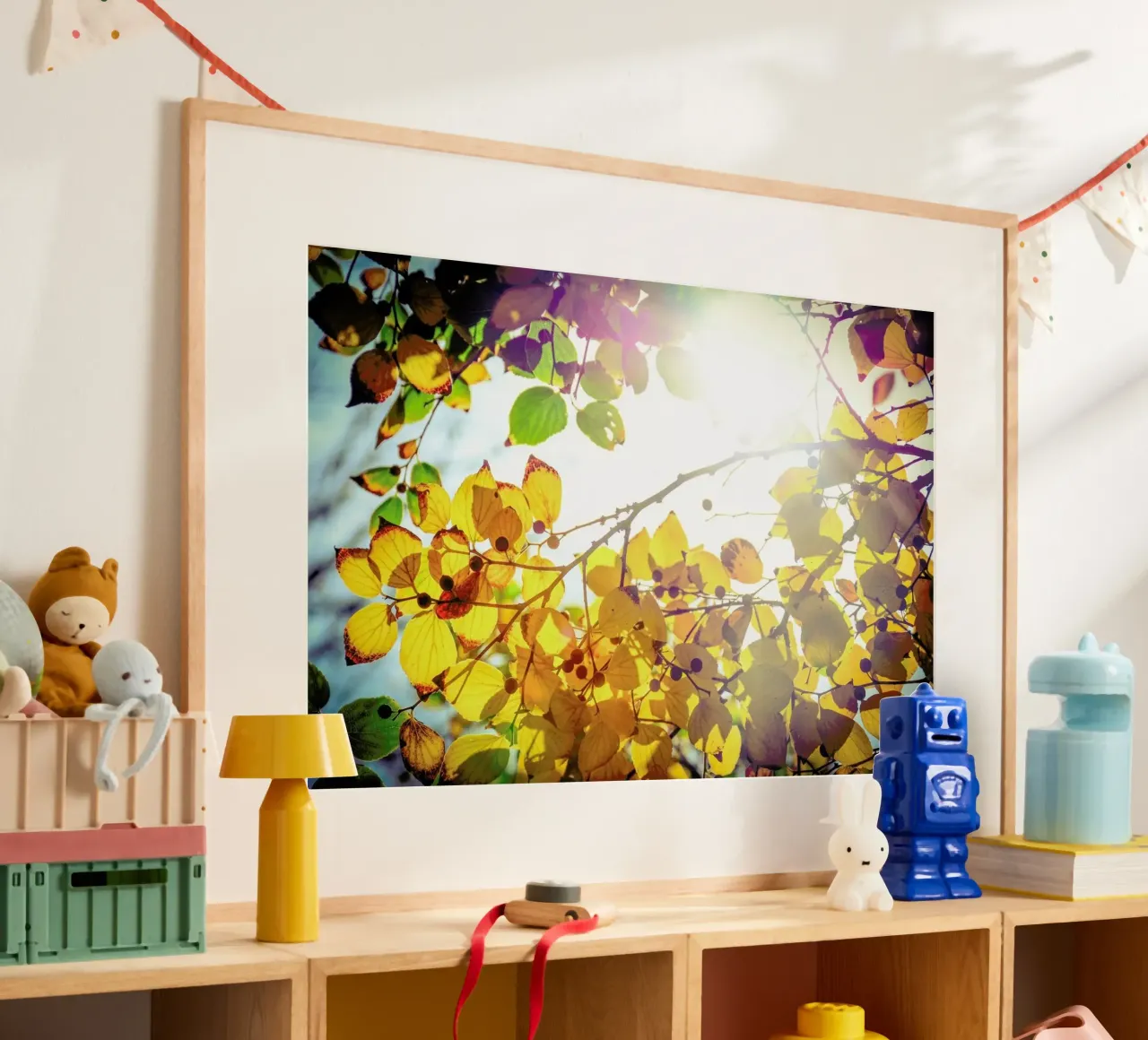 Winter Is Finally Here poster con telaio in plastica da Tal Paz-Fridman