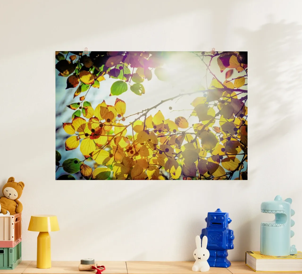 Winter Is Finally Here poster con telaio in plastica da Tal Paz-Fridman