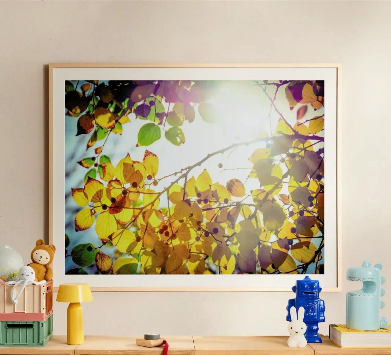 Winter Is Finally Here poster con telaio in plastica da Tal Paz-Fridman