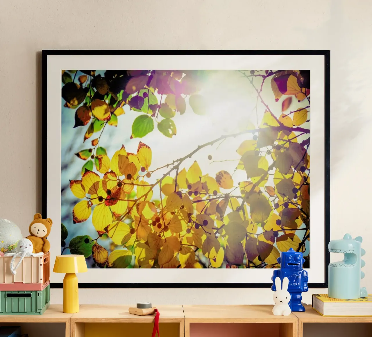 Winter Is Finally Here poster con telaio in plastica da Tal Paz-Fridman