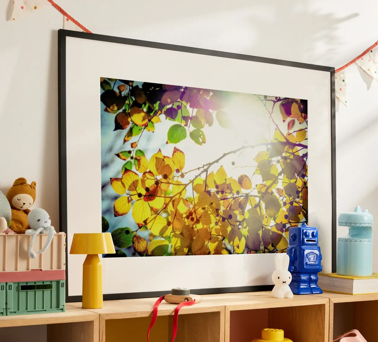 Winter Is Finally Here poster con telaio in plastica da Tal Paz-Fridman