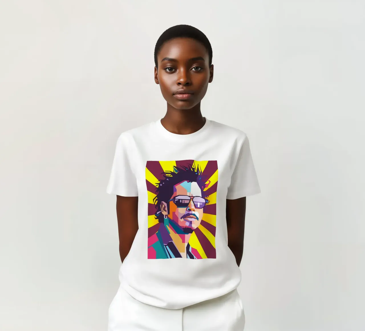 Chris Cornell WPAP arte t-shirt da Hantamrata