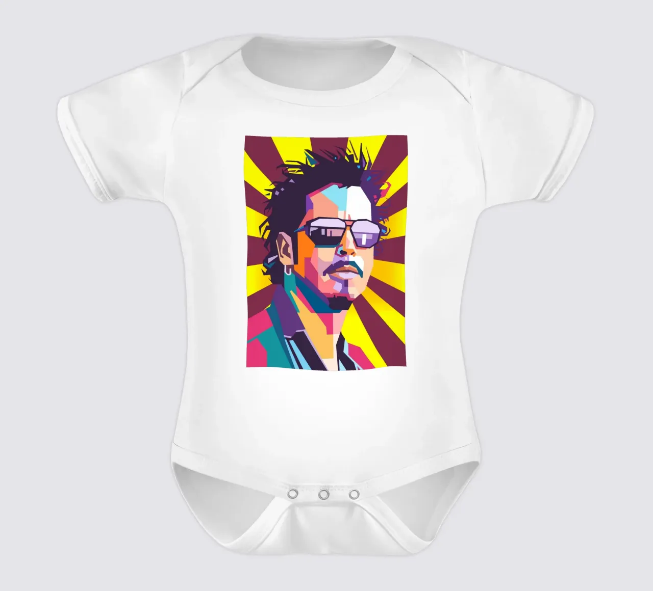 Chris Cornell WPAP-Kunst Kurzarm Babybody von Hantamrata
