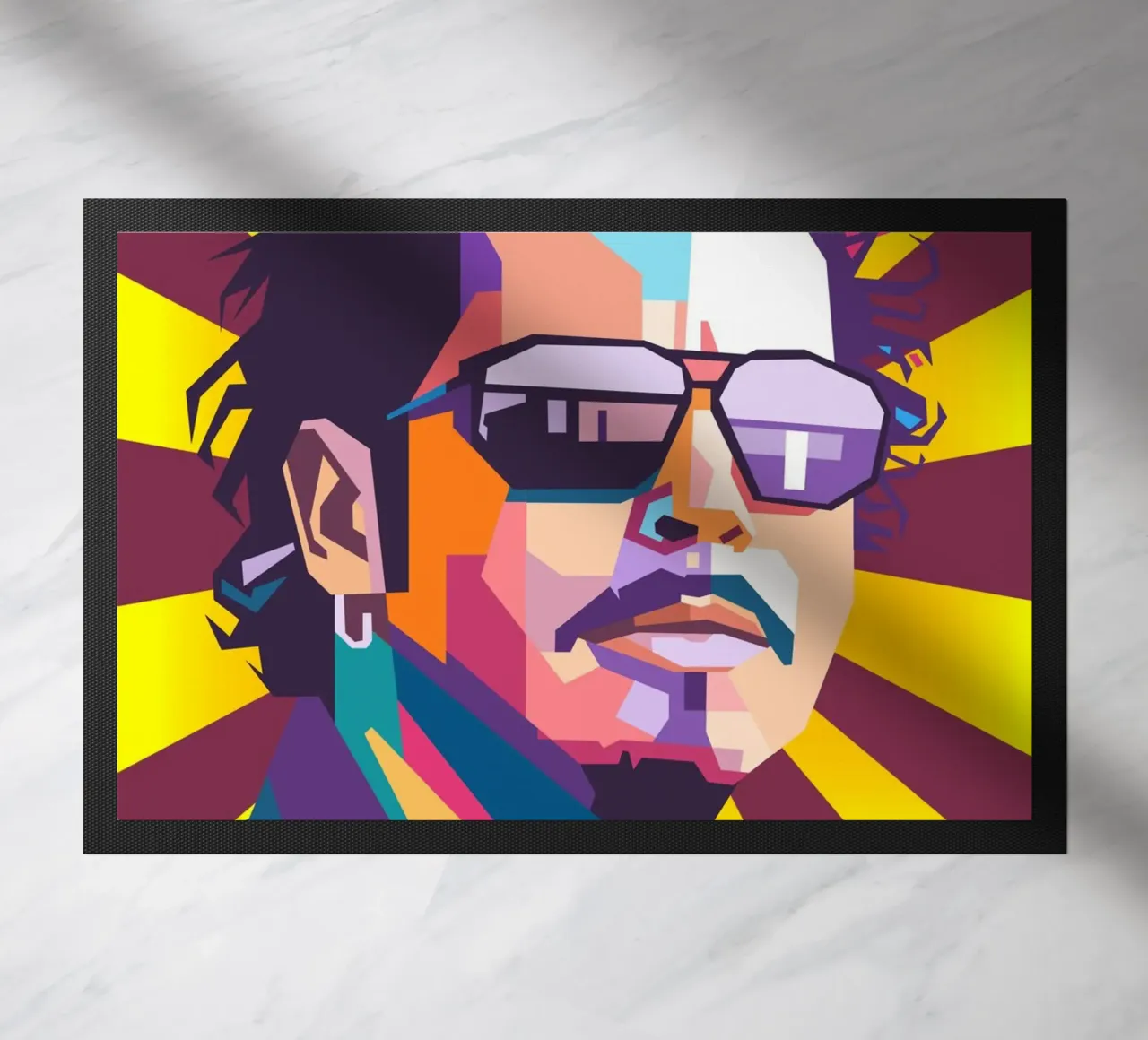 Chris Cornell WPAP art doormat by Hantamrata