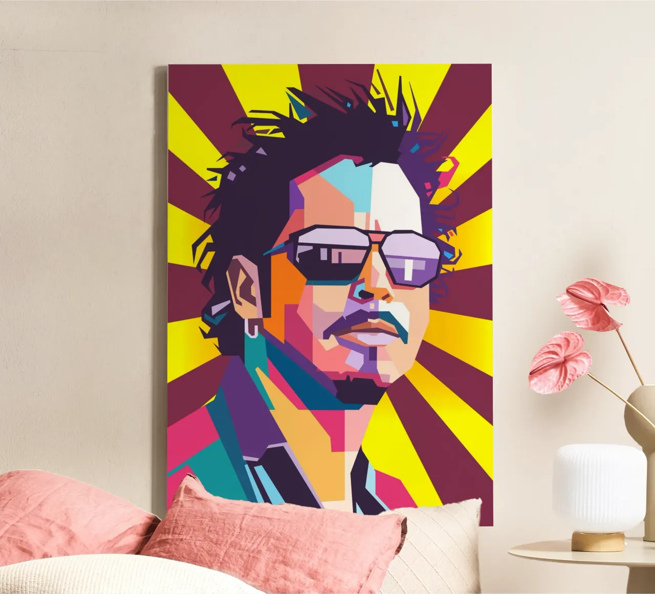 Chris Cornell WPAP art canvas by Hantamrata