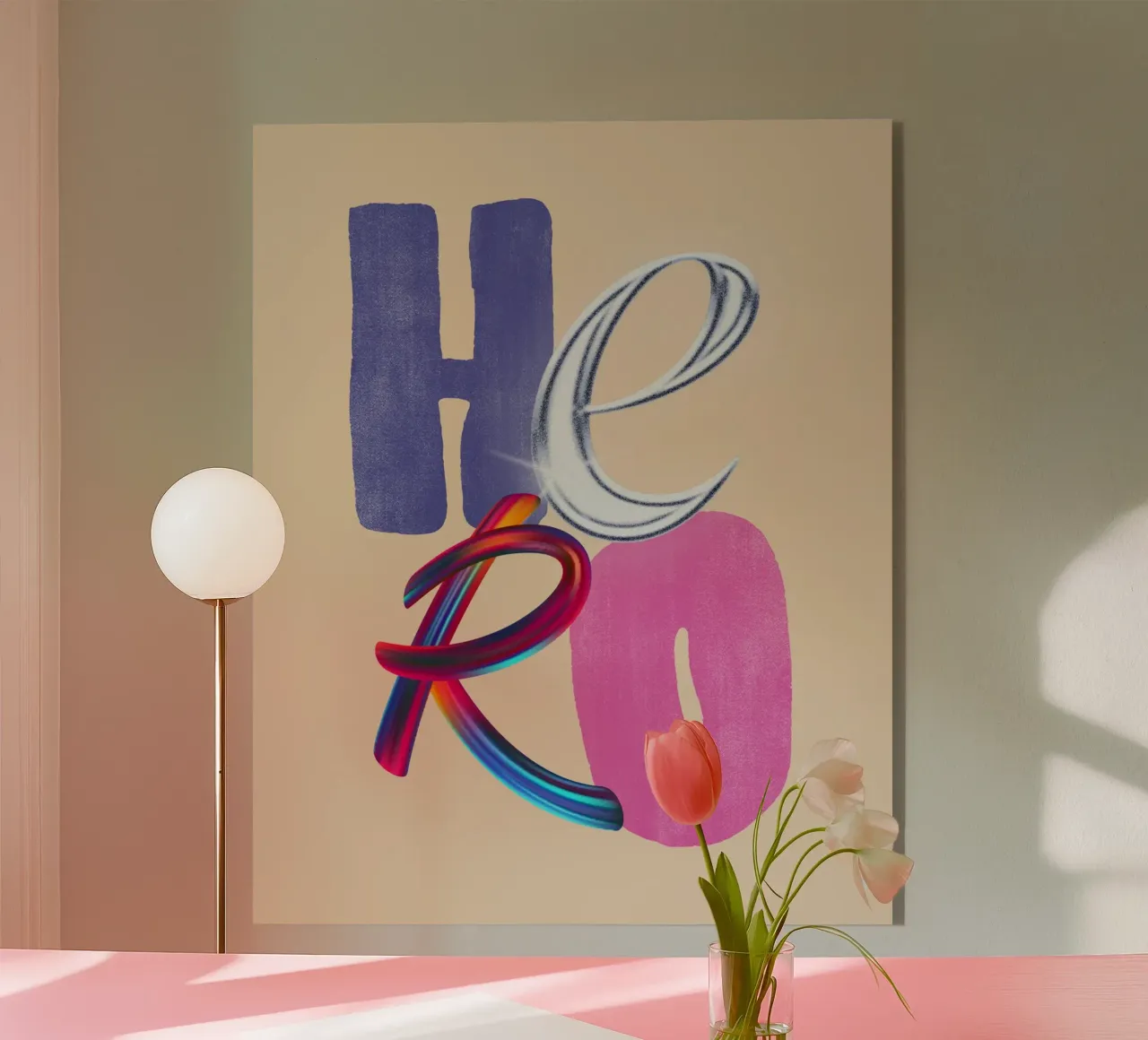 your hero plexiglass da Ambition Wall