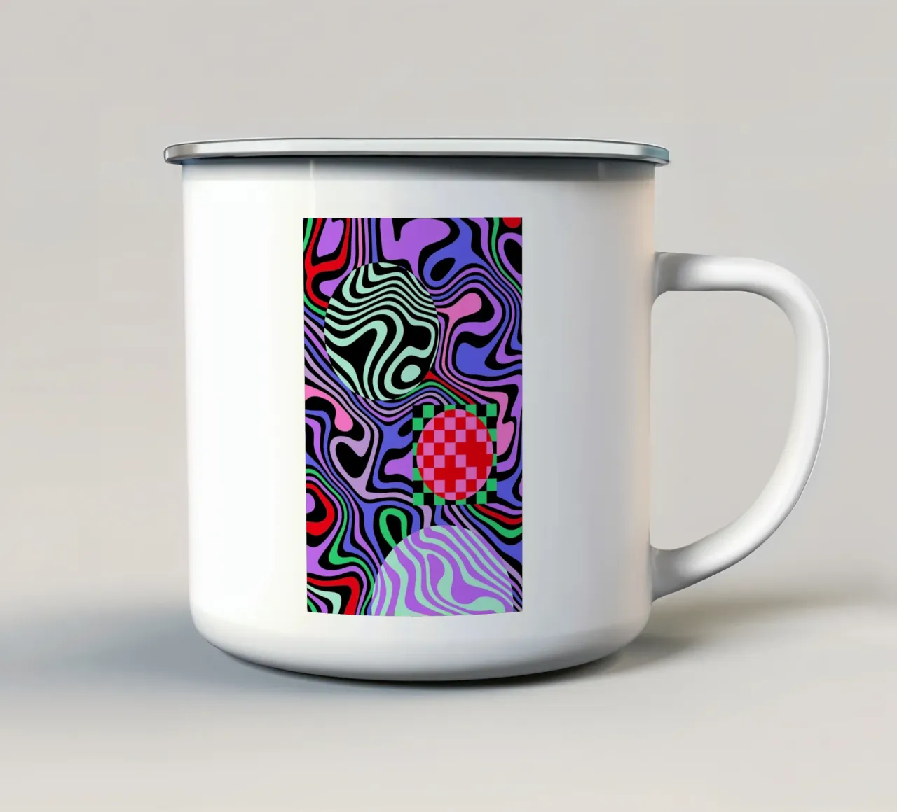 Ripples tazza in smalto da La Come Di