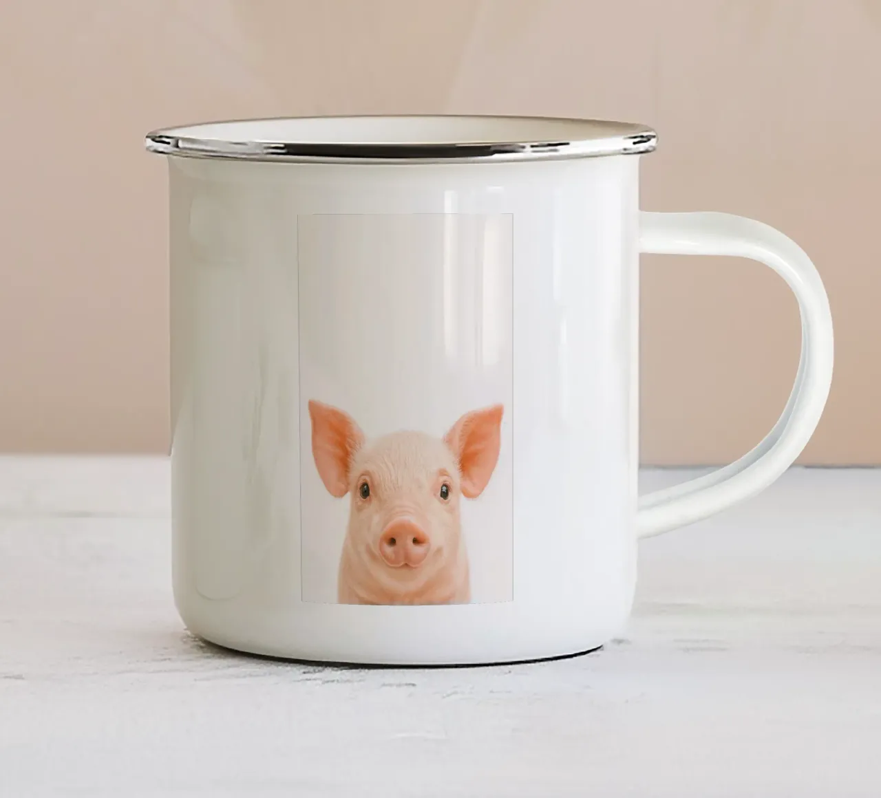 Studio Critter No. 8 - Pure Pink Cuteness tazza in smalto da KidzStudio