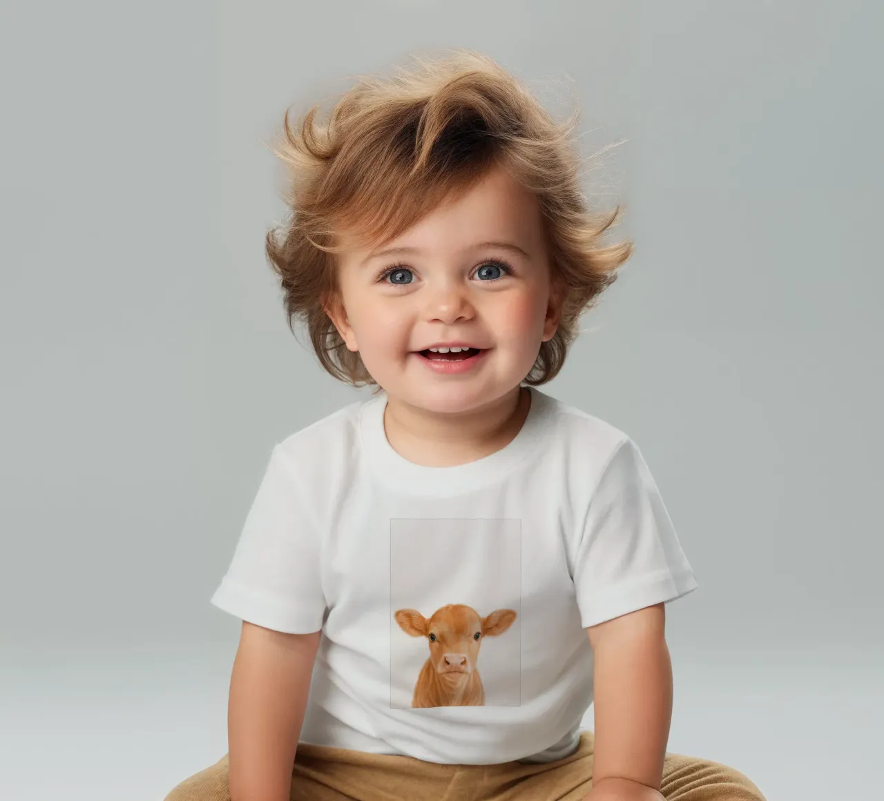 Studio Critter No. 9 - Baby Moo maglietta neonato da KidzStudio