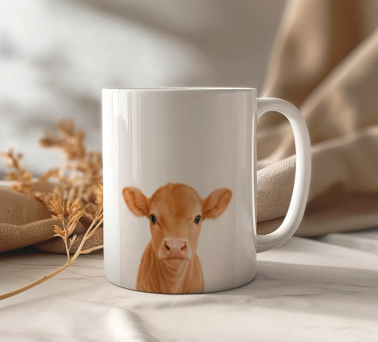 Studio Critter No. 9 - Baby Moo tazza in ceramica da KidzStudio