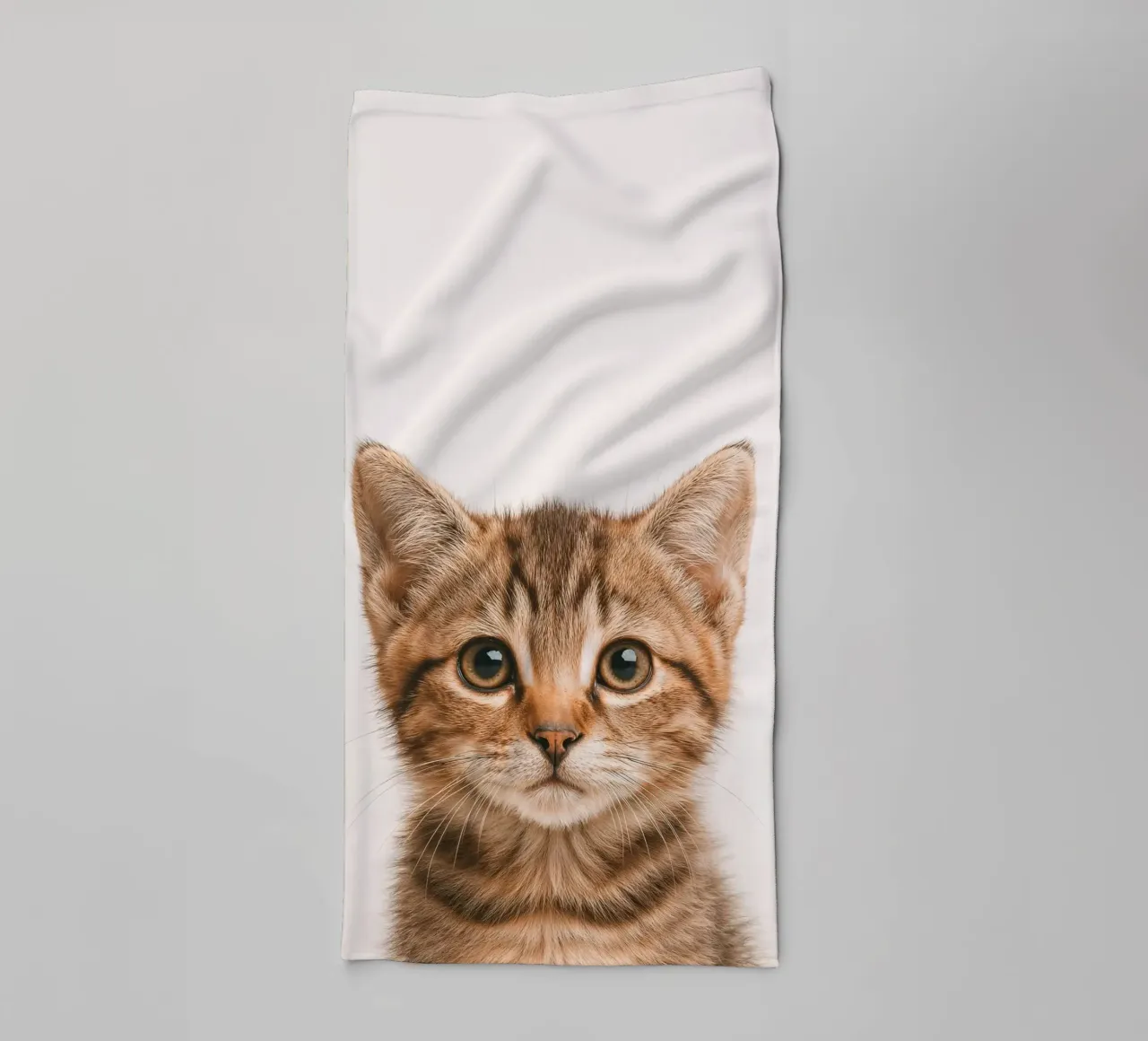 Studio Critter No. 10 - Little Feline Face asciugamano da bagno da KidzStudio
