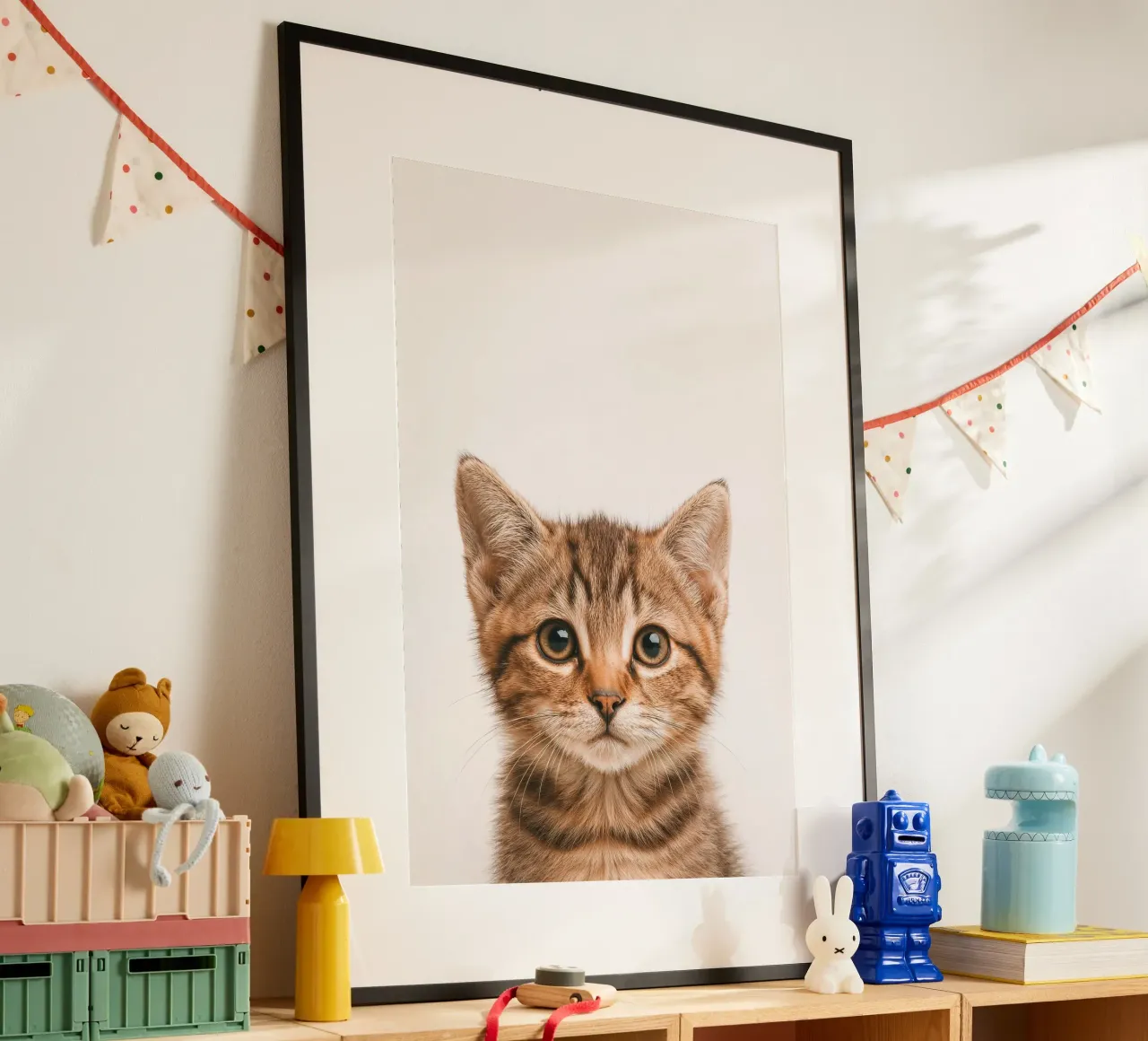 Studio Critter No. 10 - Little Feline Face carta hahnemühle da KidzStudio