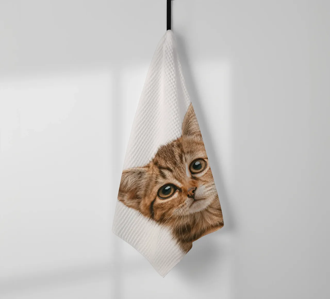 Studio Critter No. 10 - Little Feline Face canovaccio da cucina da KidzStudio