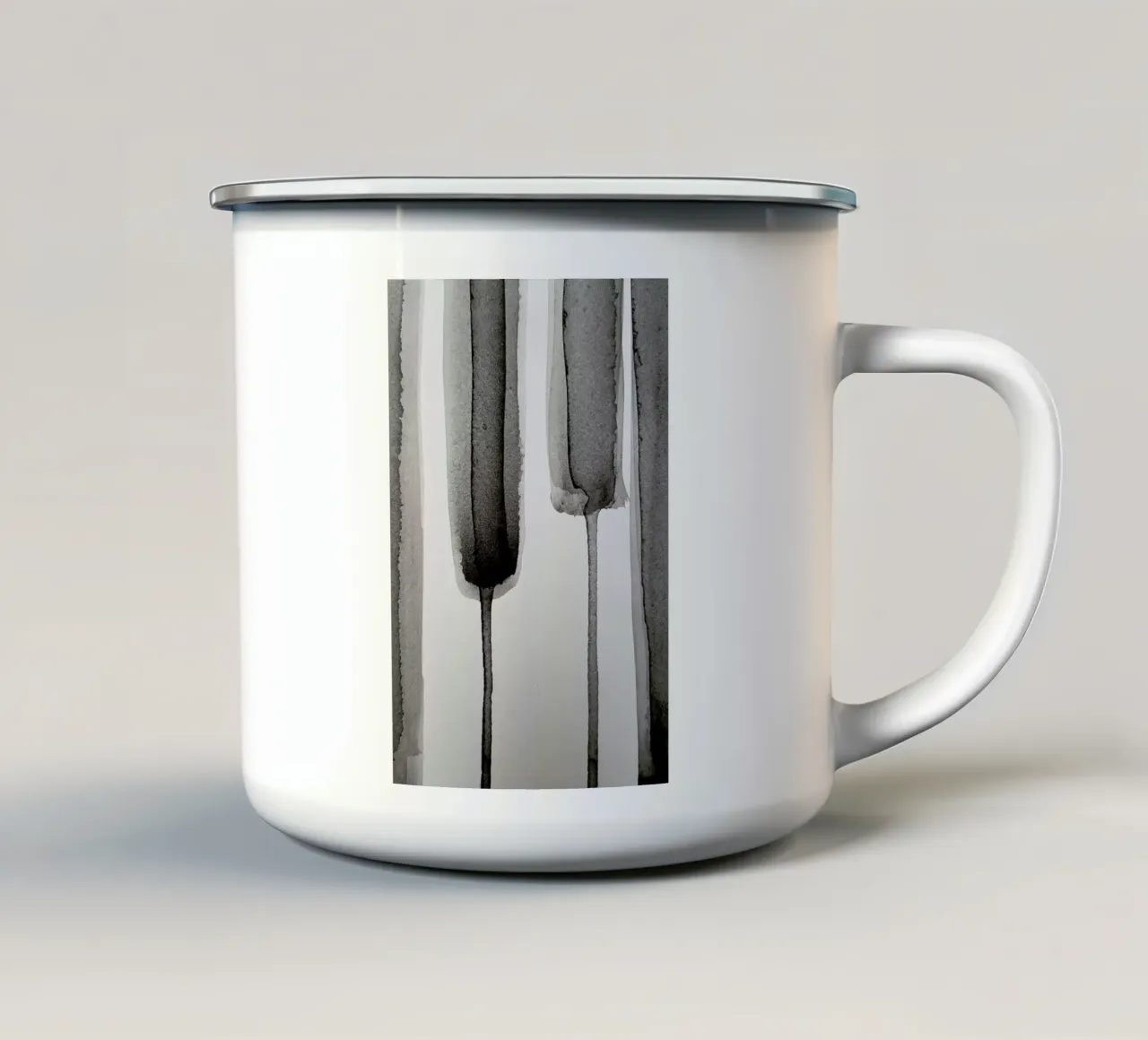 Brushstroke 1 tazza in smalto da FRITSCH&FRITSCH