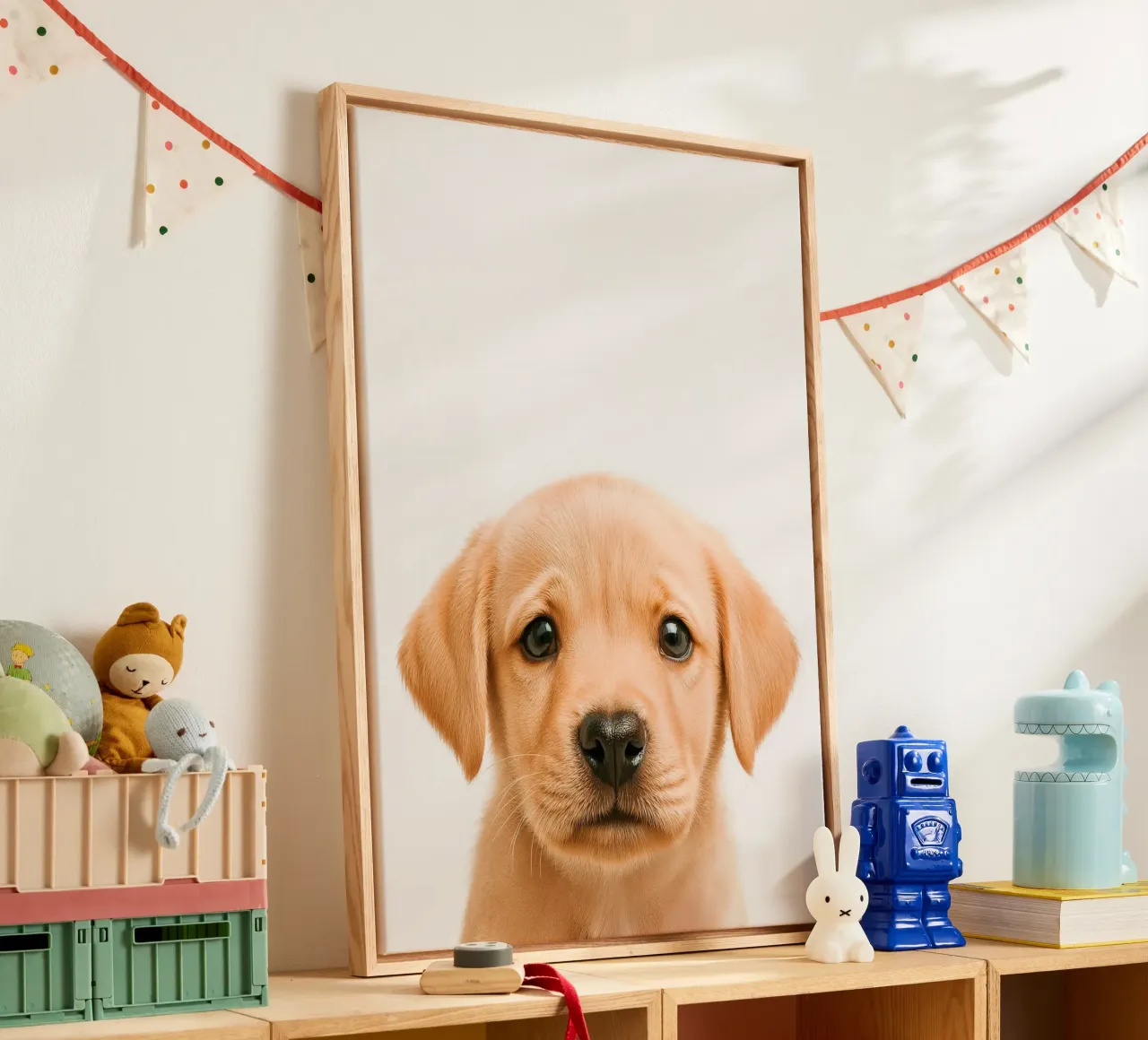 Studio Critter No. 11 - My Little Woof canvas by KidzStudio