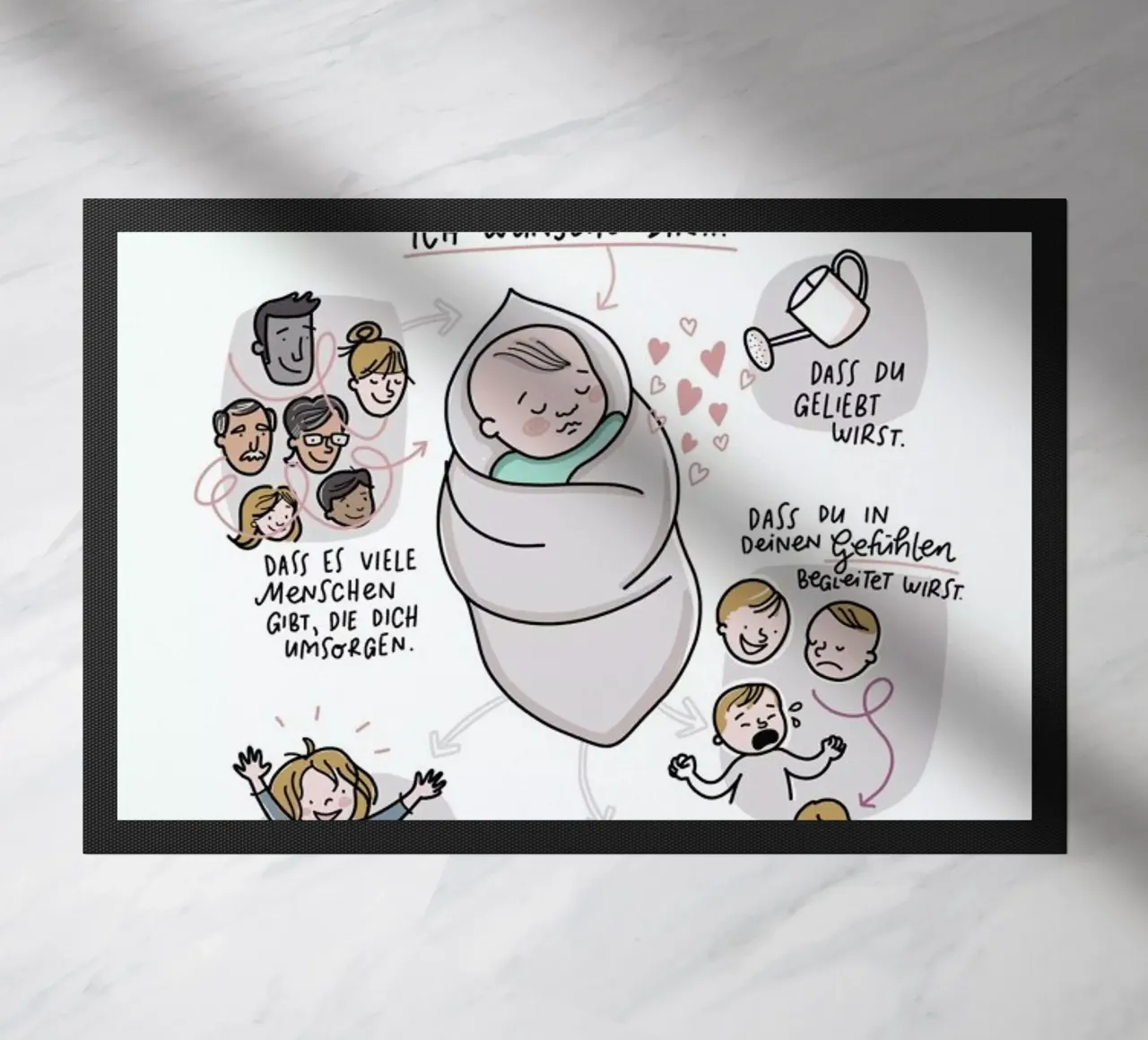 Willkommen zerbino da Geborgen Wachsen x JUNIQE