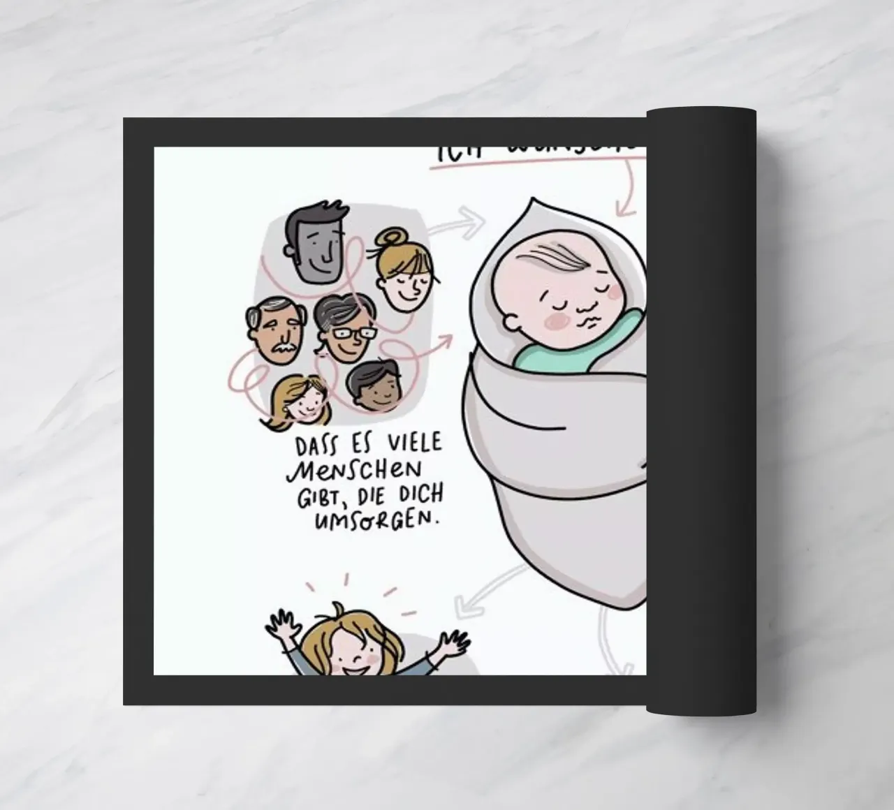 Willkommen zerbino da Geborgen Wachsen x JUNIQE