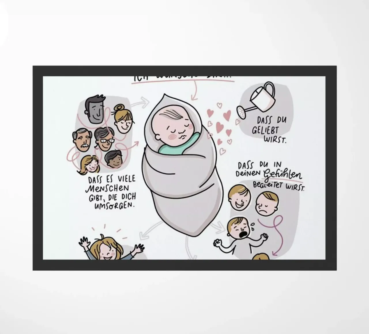 Willkommen zerbino da Geborgen Wachsen x JUNIQE