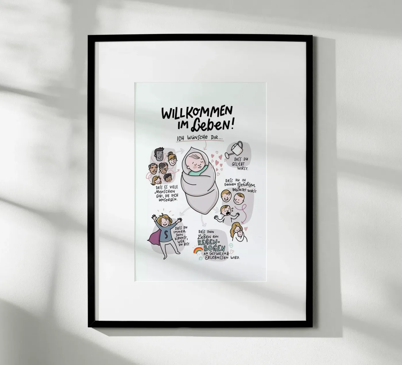 Willkommen poster da Geborgen Wachsen x JUNIQE