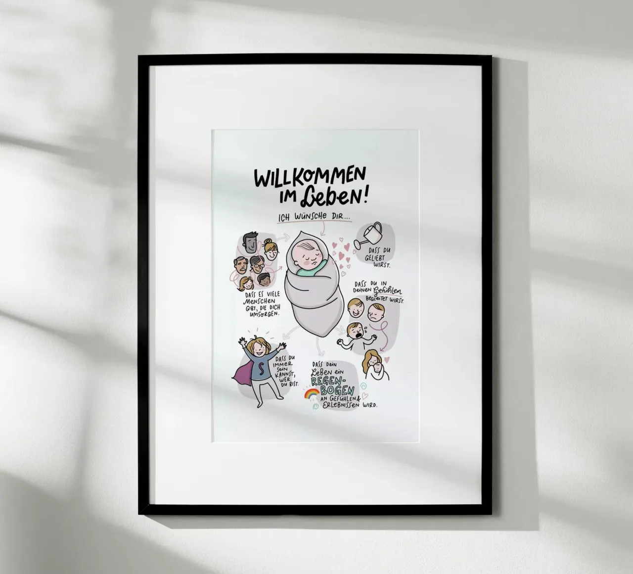 Willkommen poster da Geborgen Wachsen x JUNIQE