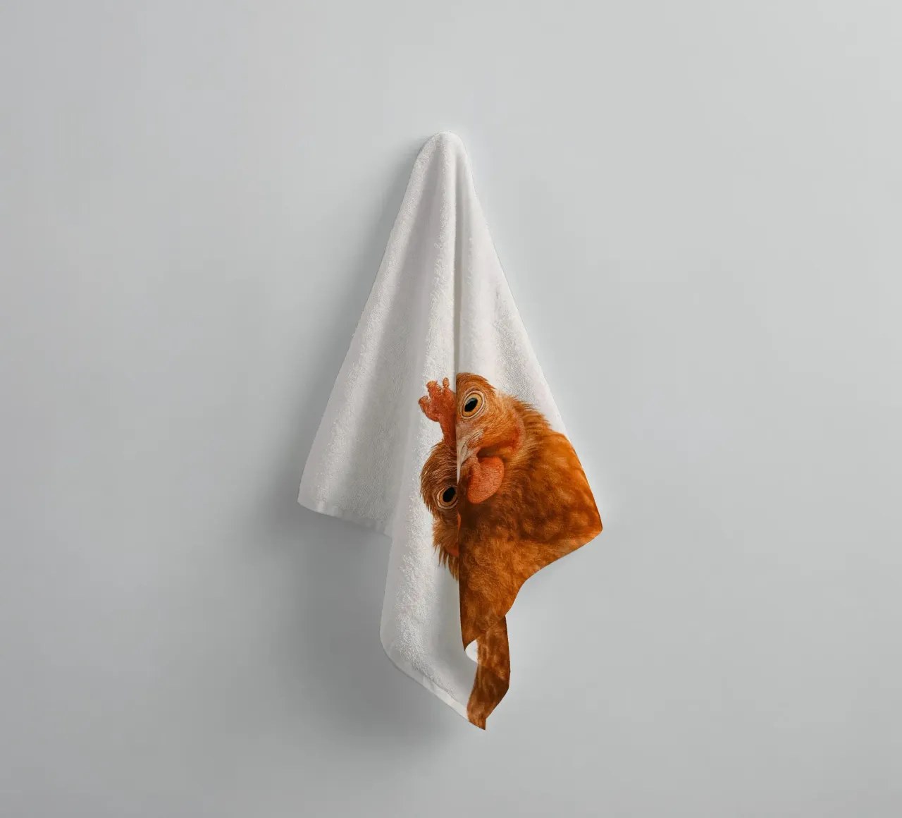 Studio Critter No. 12 - Cluck & Stare asciugamano da bagno da KidzStudio
