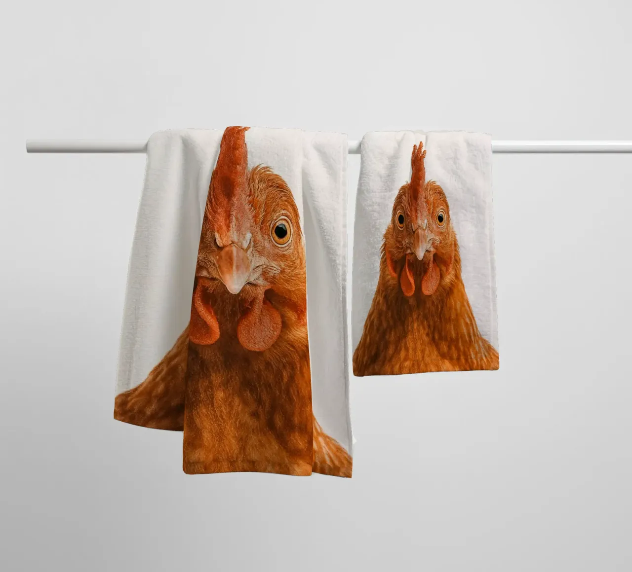 Studio Critter No. 12 - Cluck & Stare asciugamano da bagno da KidzStudio