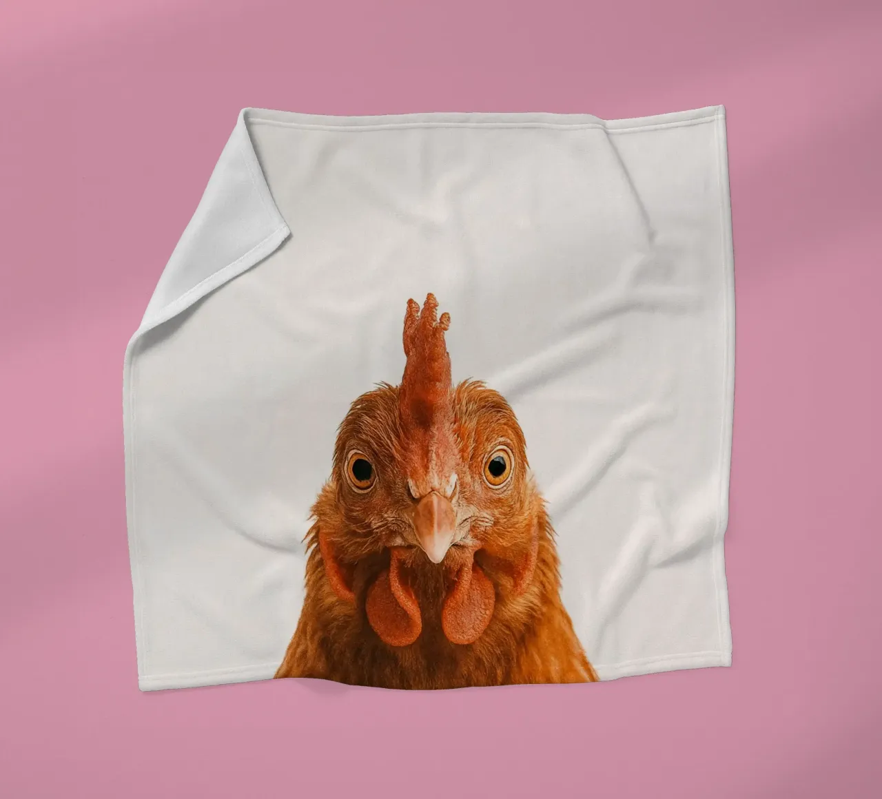 Studio Critter No. 12 - Cluck & Stare coperta in pile da KidzStudio