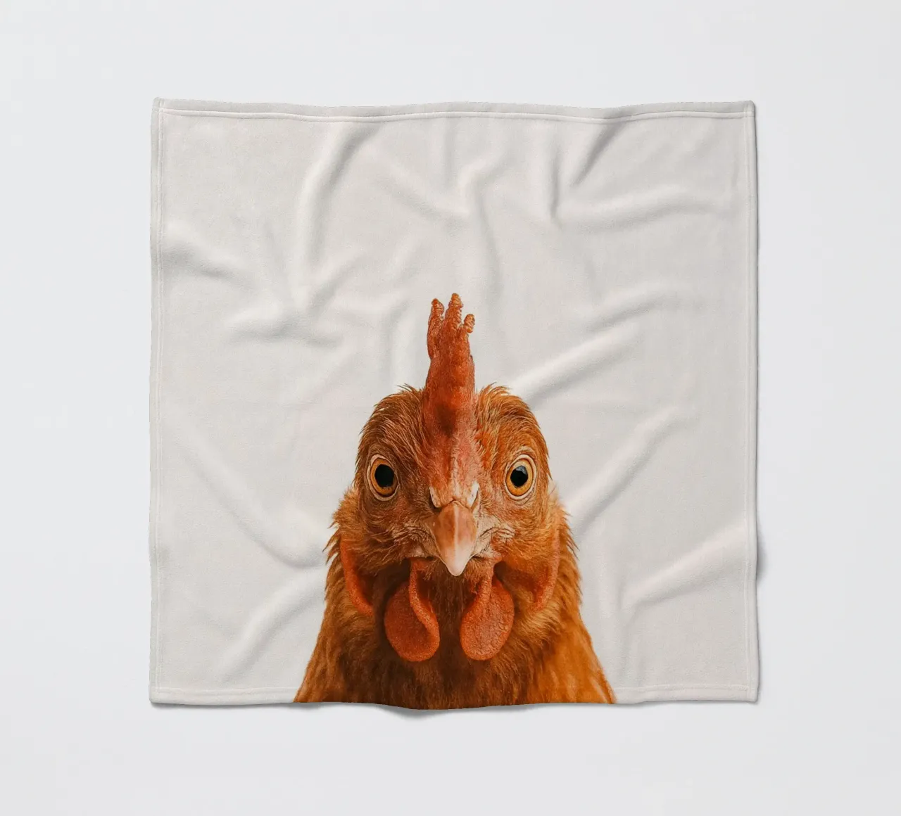Studio Critter No. 12 - Cluck & Stare coperta in pile da KidzStudio