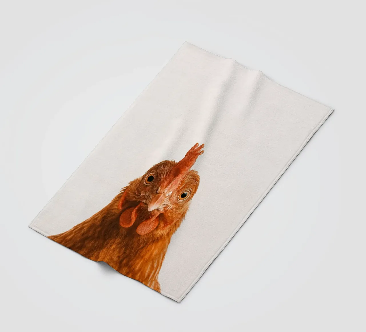 Studio Critter No. 12 - Cluck & Stare coperta in pile da KidzStudio