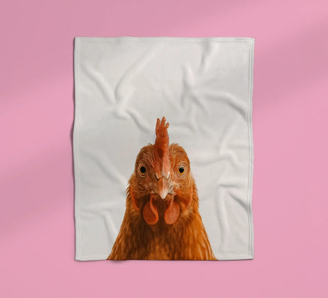 Studio Critter No. 12 - Cluck & Stare coperta in pile da KidzStudio