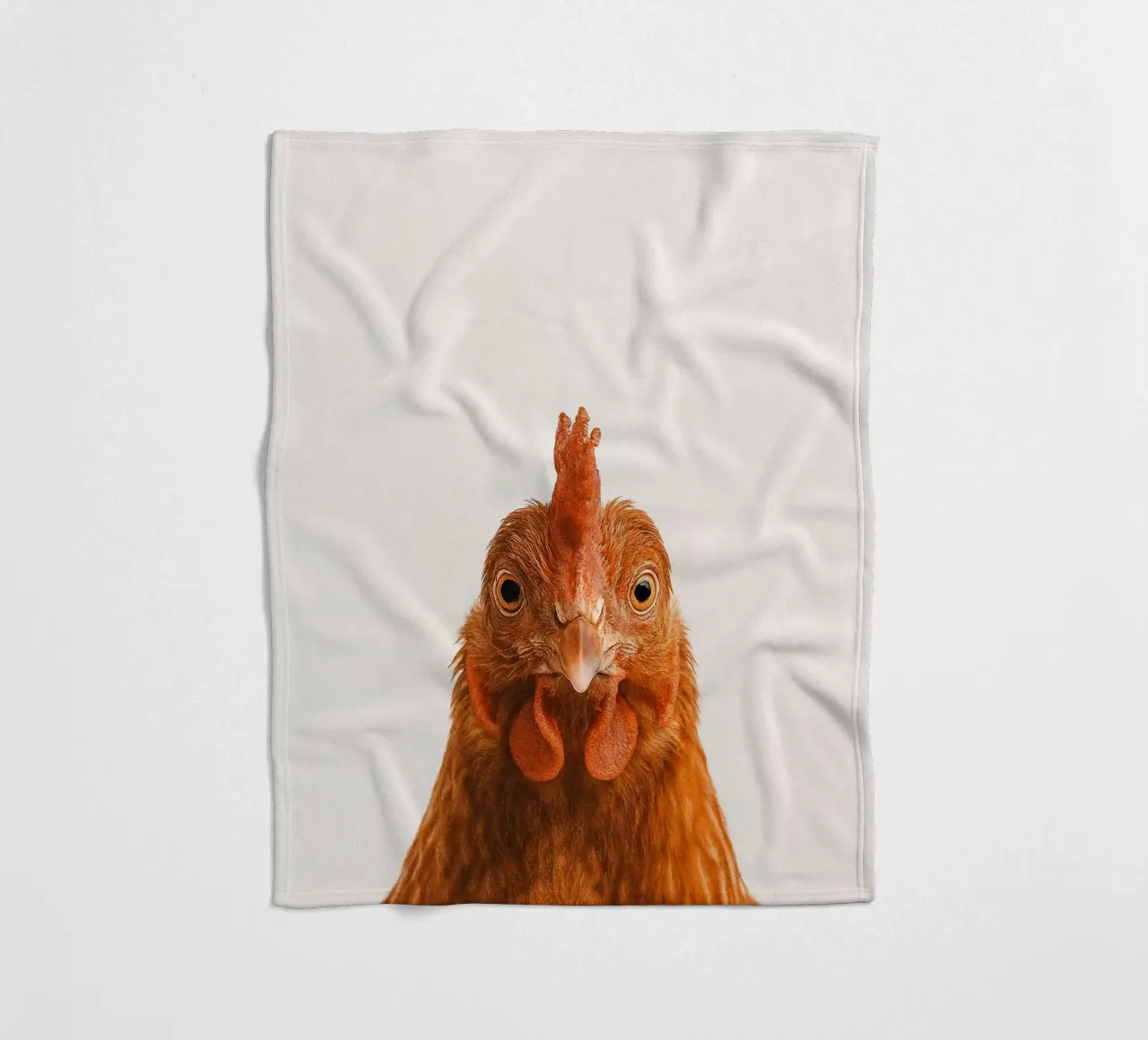 Studio Critter No. 12 - Cluck & Stare coperta in pile da KidzStudio