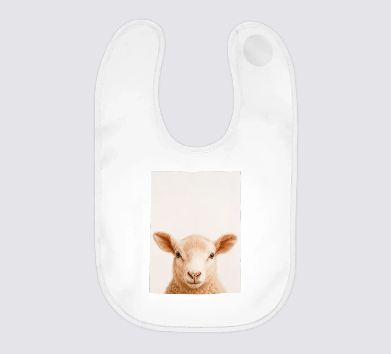 Studio Critter No. 13 - Little Woolface bavaglino da KidzStudio