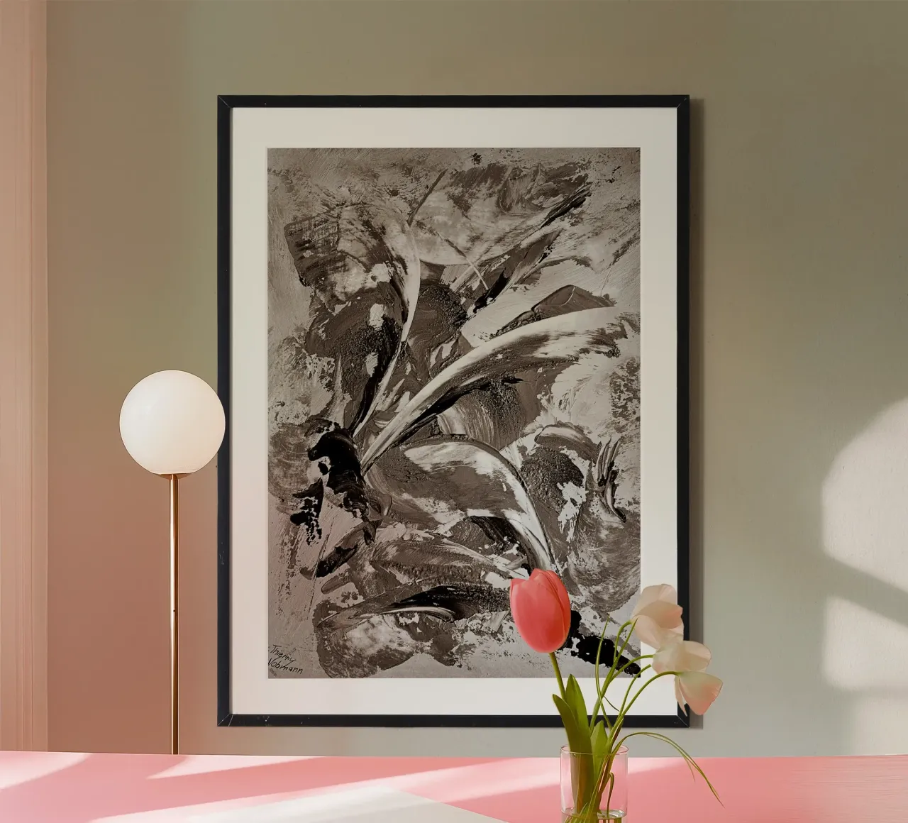 SEPIA 52 poster da Thierry Vobmann Abstract painting