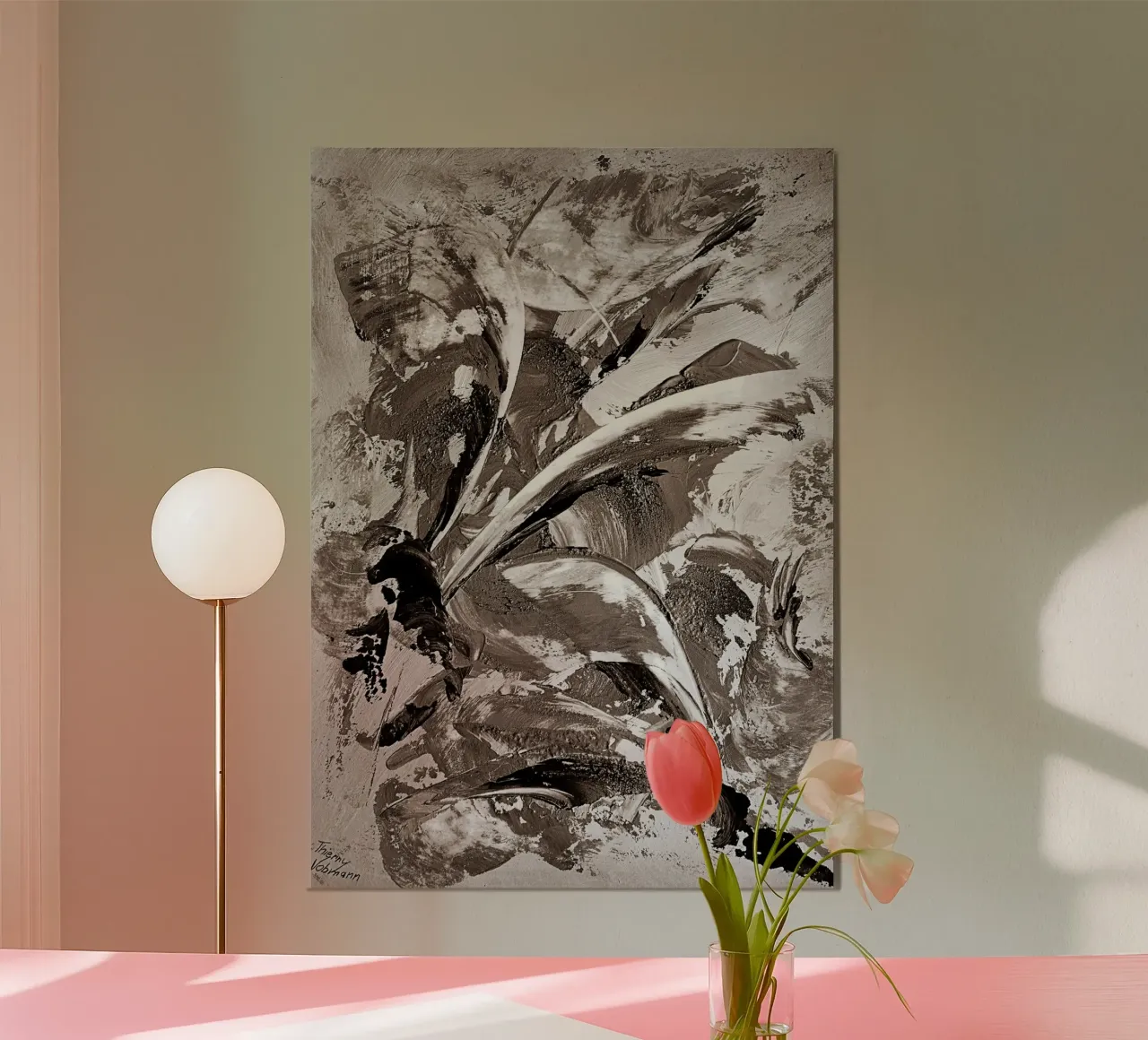 SEPIA 52 poster da Thierry Vobmann Abstract painting