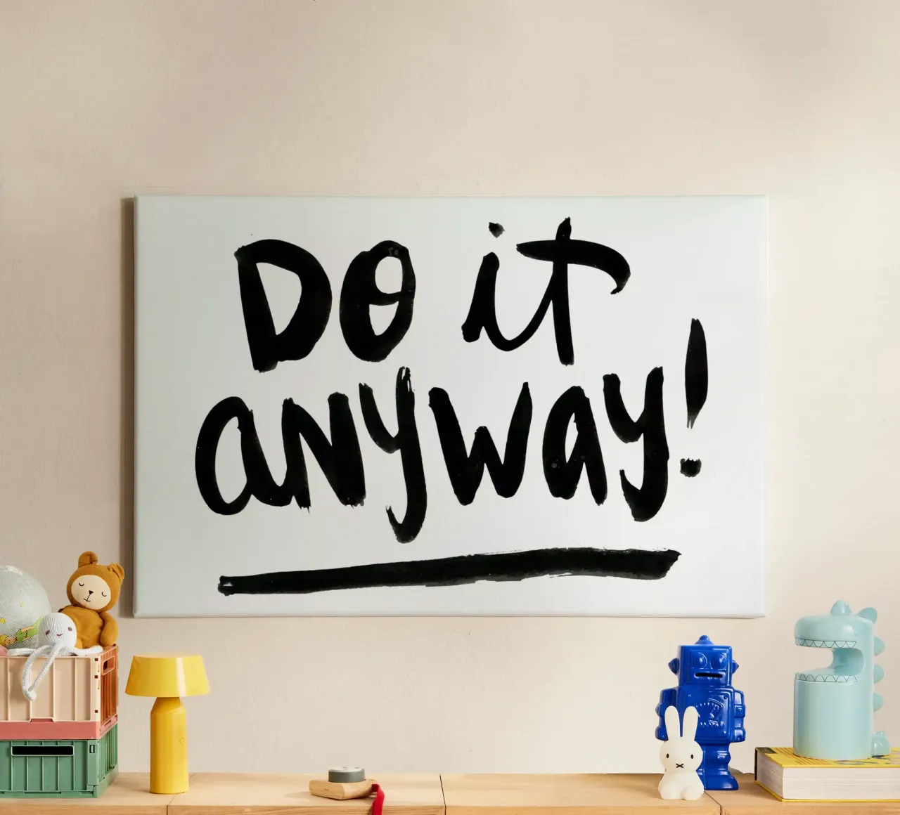 Do It Anyway tela con Cornice a cassetta da Dead Language