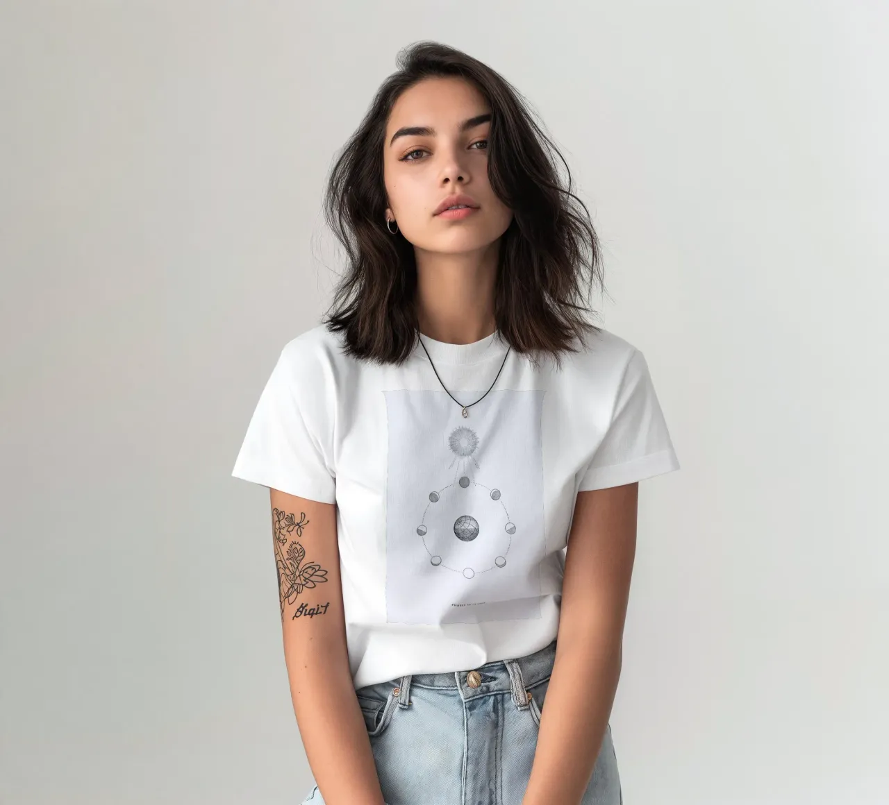 Phases de la Lune II t-shirt da Flora & Fauna