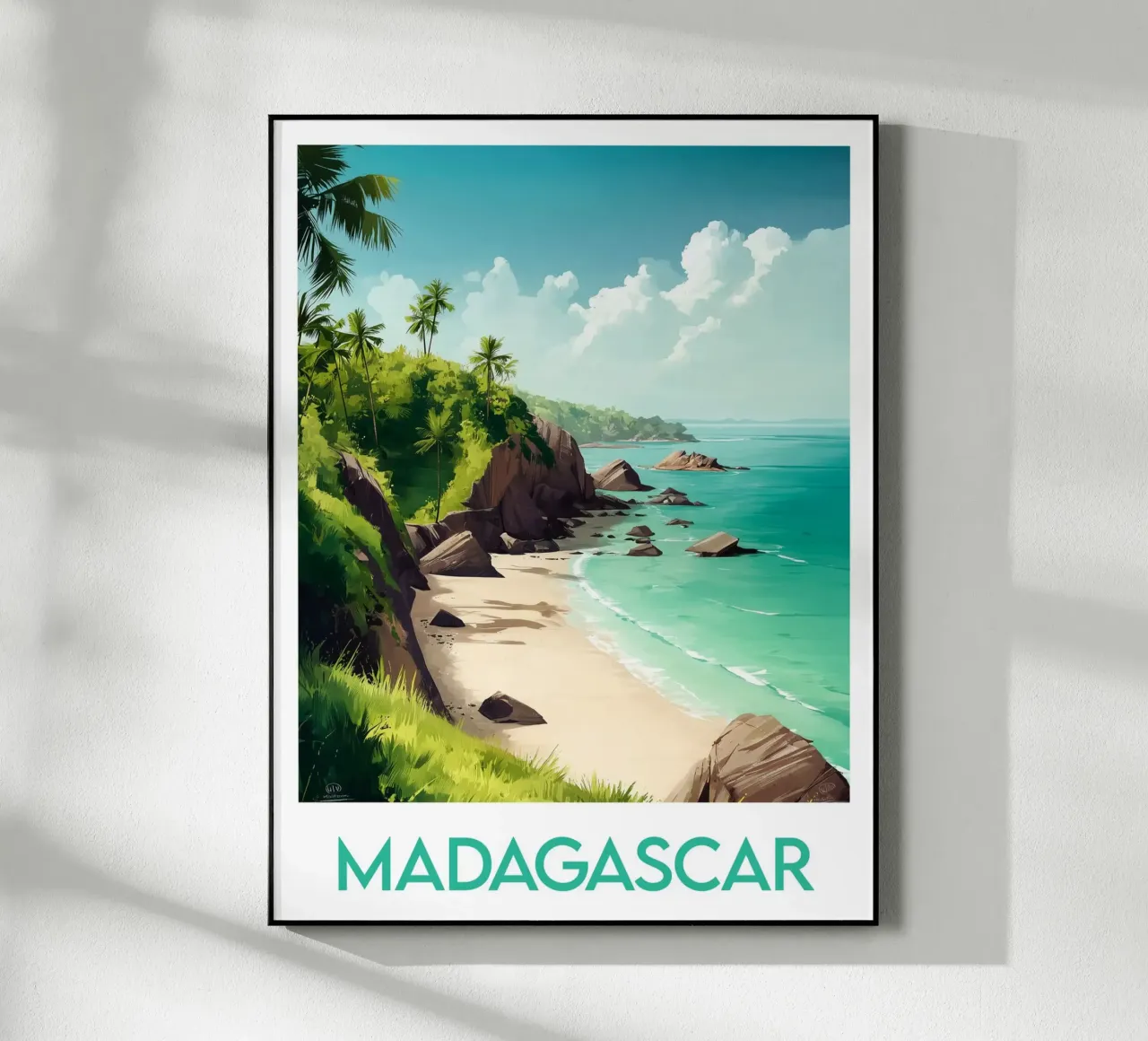 Affiche Madagascar plexiglass da Frame the World