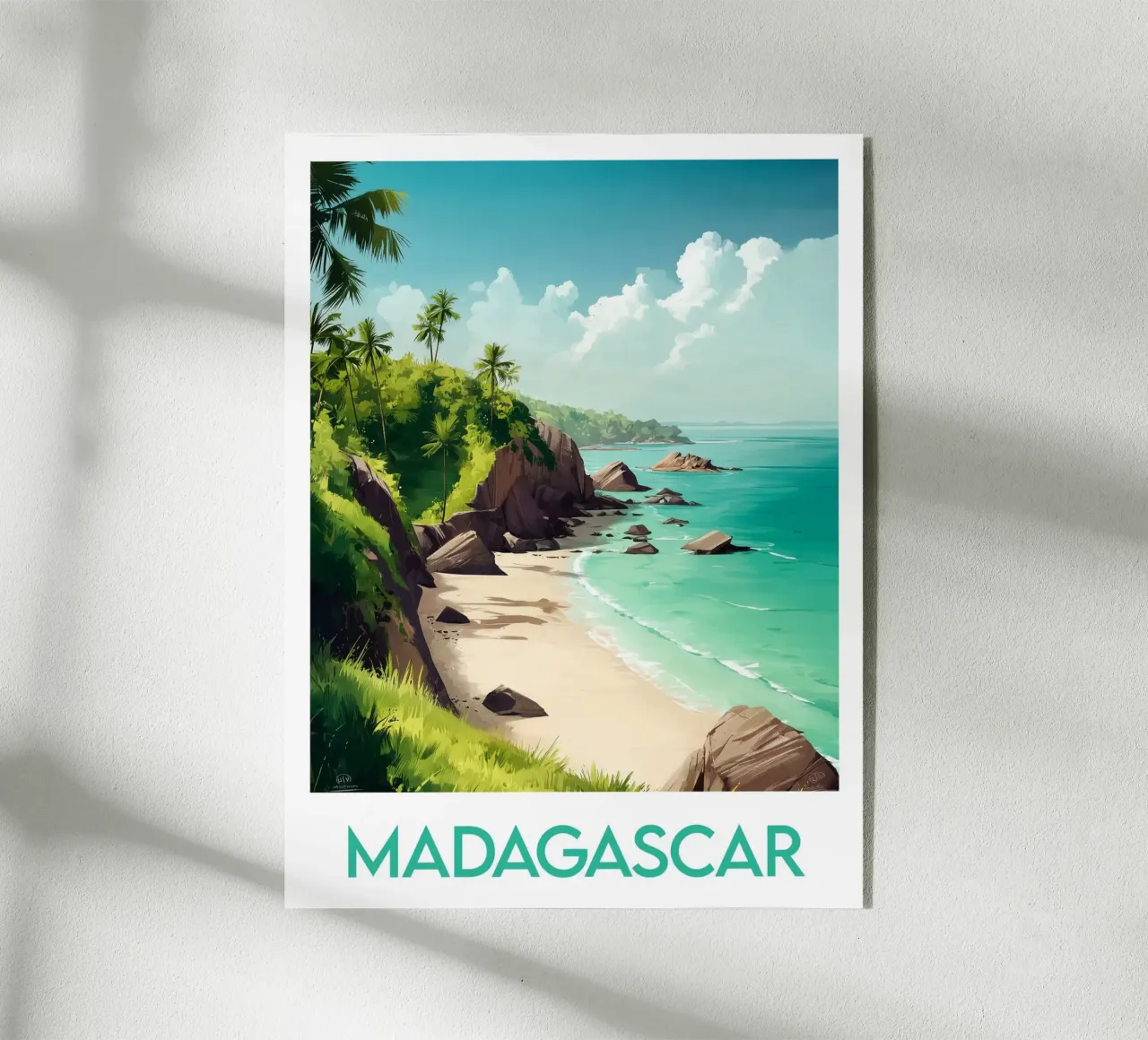 Affiche Madagascar plexiglass da Frame the World