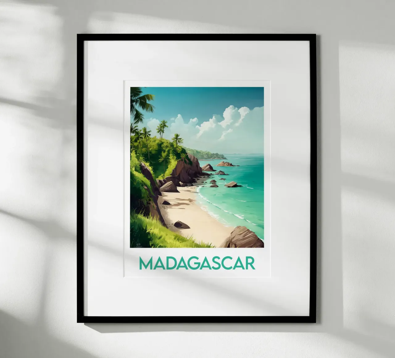 Madagaskar poster van Frame the World